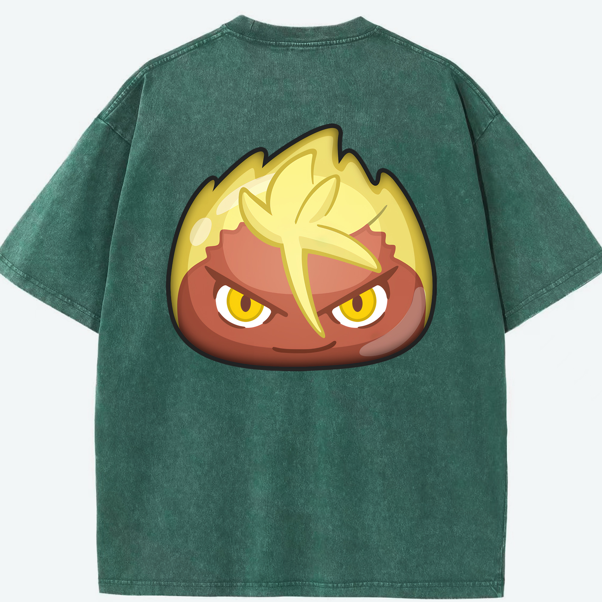 （画像用） 妖怪ウォッチ Yo-kai Watch 綿100% ヴィンテージ風 半袖Tシャツ（背面プリント）